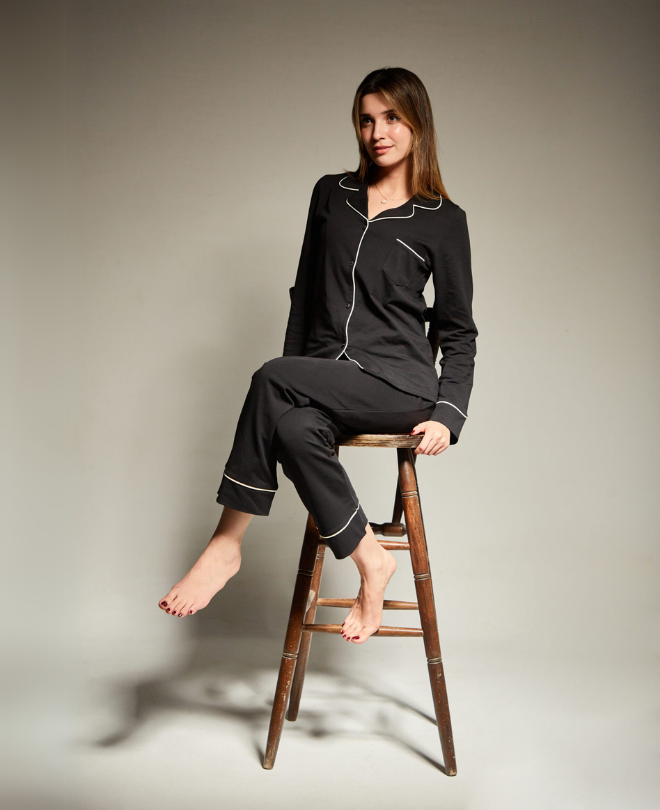 Pyjama Chemise en Coton Leger